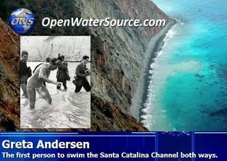 Greta Andersen - The First Person to Swim the Santa Catalina Channel Both Ways - Double Crossing of the Catalina Channel